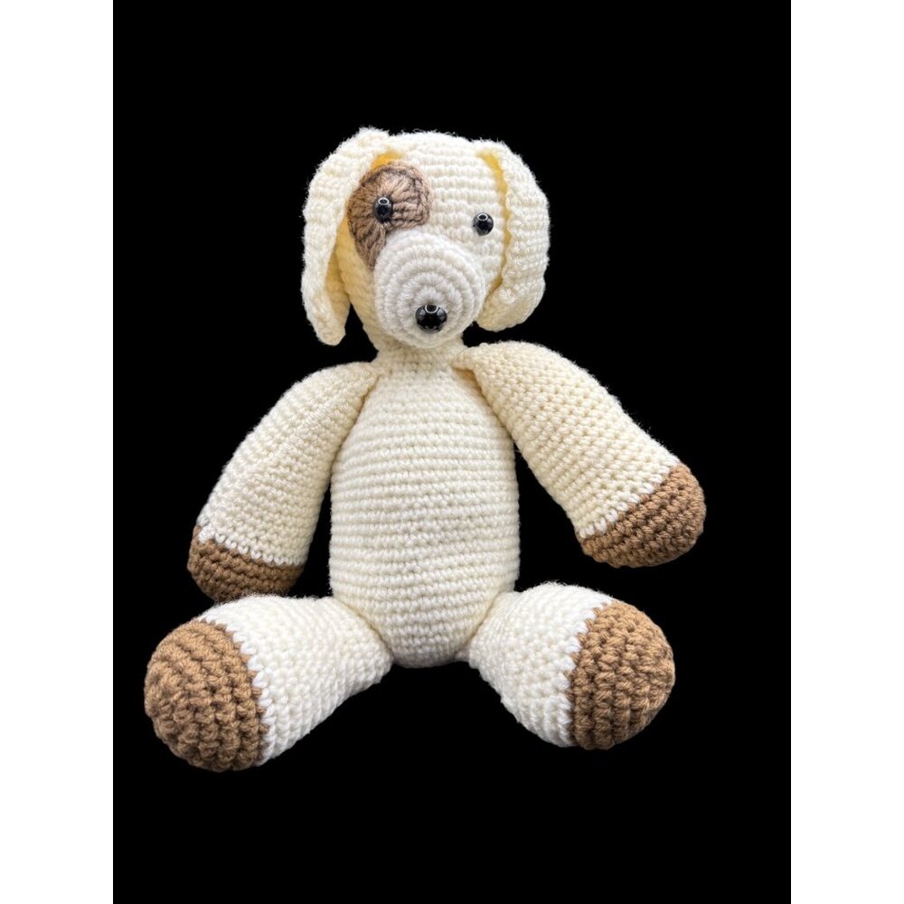 Crochet Stuffed Animal Stuffed Dog Toy Crochet Dog Amigurumi Dog